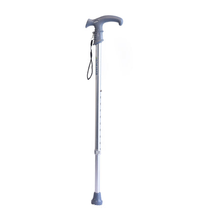 Everactiv Aluminium Height Adjustable Walking Stick for Men & Women | Comfort Grip | Lightweight | Strengthening & Stabilizing Chassis