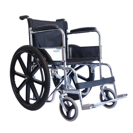 Everactiv Economy Plus - Chrome Finish | Safety Belt, Sturdy frame, Easy folding Mechanism