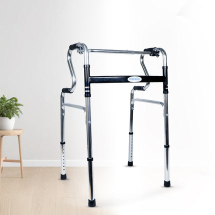Everactiv Step Walker for elderly and Senior Citizens, Dual grip for easy movement through stairs,100 Kg weight bearing Capacity, Easy Folding Mechanism