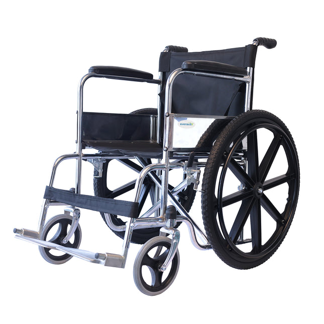 Everactiv Economy Plus - Chrome Finish | Safety Belt, Sturdy frame, Easy folding Mechanism