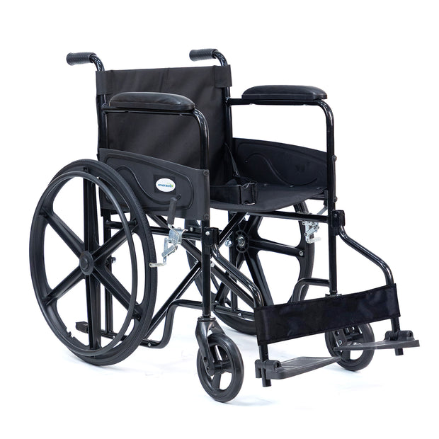 EverActiv Everyday Economy Manual Foldable Wheelchair | 120 kg Capacity