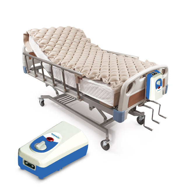 Everactiv Anti-Decubitus Air Bed | Anti-Bedsore | Bubble Air Mattress for Patients Bed Sore | 1 Year Replacement Warranty | Color- Beige
