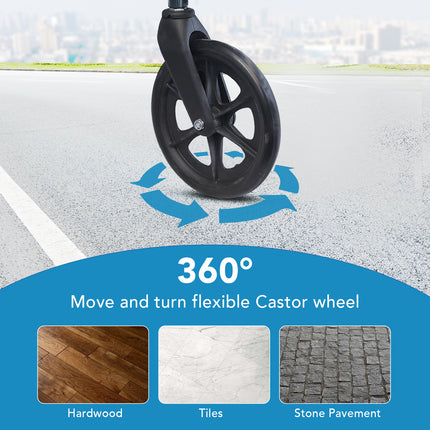 Everactiv (2 in 1) Foldable Wheelchair for Regular & Commode Use | Portable and Versatile Mobility Solution with Removable Top-seat for Commode Usage | Comfortable Seating | and Armrests