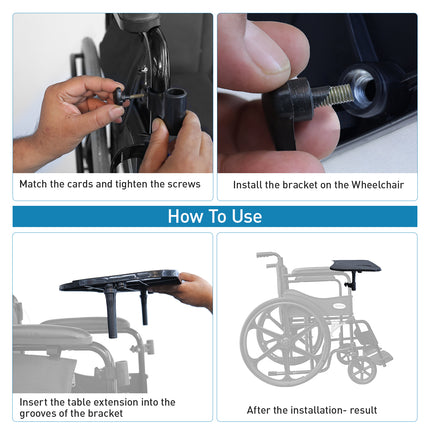 Everactiv Multipurpose Tray for Wheelchair - Ideal for Eating, Reading, Writing - Tray Only [Wheelchair Not Included] | Compatible with EverActiv Wheelchairs Only