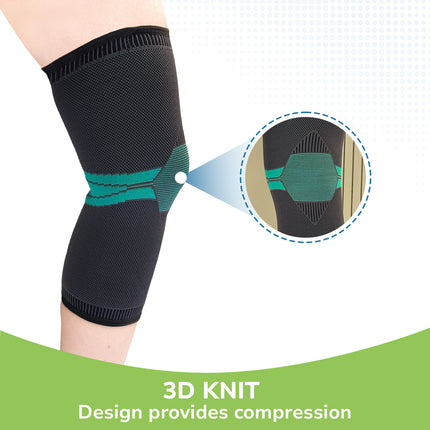 Everactiv 3D Knee Support for Elderly – Compression Support for Arthritis, Pain Relief & Post-Op Recovery (One Knee Only)