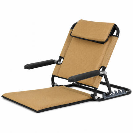 Everactiv Adjustable Hospital Back Rest - Multifunctional Large Size Back Support with 5 Recline Angles | Foldable & Portable