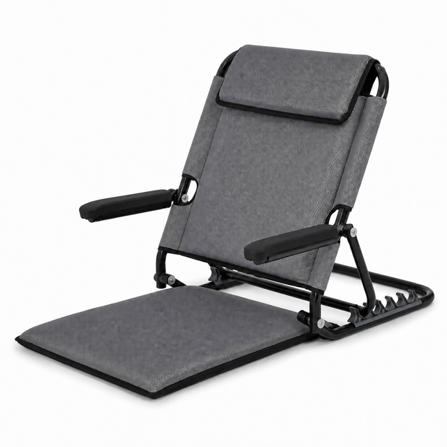 Everactiv Adjustable Hospital Back Rest - Multifunctional Large Size Back Support with 5 Recline Angles | Foldable & Portable