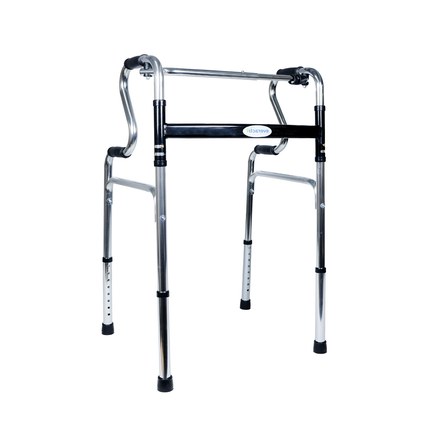 Everactiv Step Walker for elderly and Senior Citizens, Dual grip for easy movement through stairs,100 Kg weight bearing Capacity, Easy Folding Mechanism