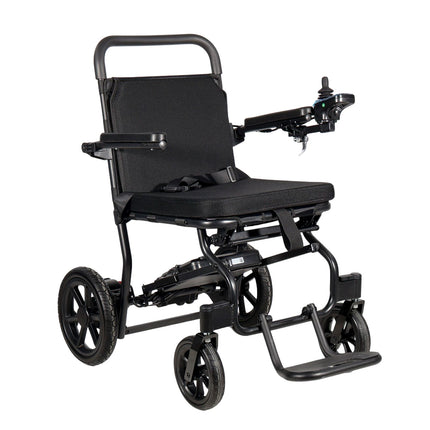 EverActiv EcoAir Lightweight Electric Wheelchair 16.5kg (with Battery) | Brushless Motor Foldable Power Wheelchair | Digital Joystick Controller | 15KM Lithium Battery | Portable Motorized Wheelchair for Travel