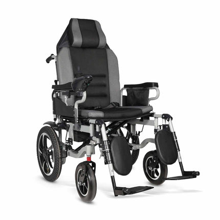 EverActiv EcoRider Plus Heavy Duty Electric Wheelchair for Adults & Elderly | Foldable Motorized Wheelchair with Dual 300W Motors, Remote Control & Attendant Mode | Air Travel Friendly Bariatric Power Wheelchair | 150 Kg Capacity