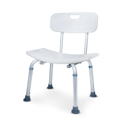 Everactiv Waterproof Shower Chair/Stool with Backrest for Elders, Adults, & Pregnant Women | Shower Bench with 1 Year Warranty