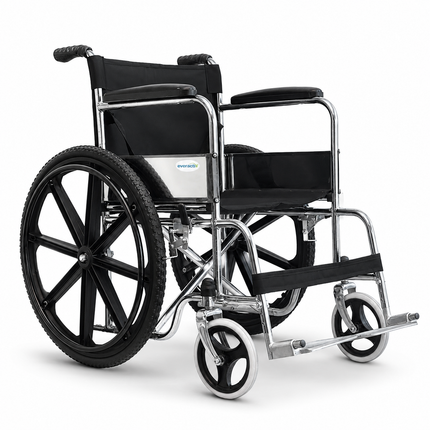 Everactiv Economy Plus - Chrome Finish | Safety Belt, Sturdy frame, Easy folding Mechanism